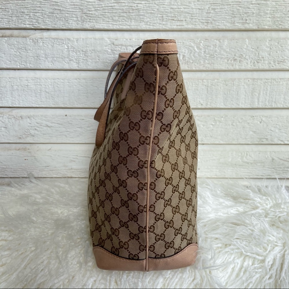 Gucci XL Monogram Web GG Tote Canvas - Picture 3 of 12
